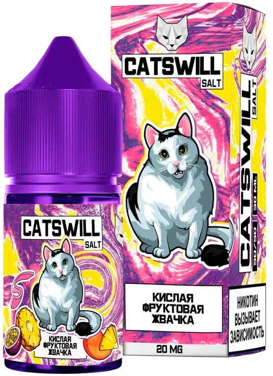 Catswill - Жвачка Фрукты Кислинка 30 мл 20 мг