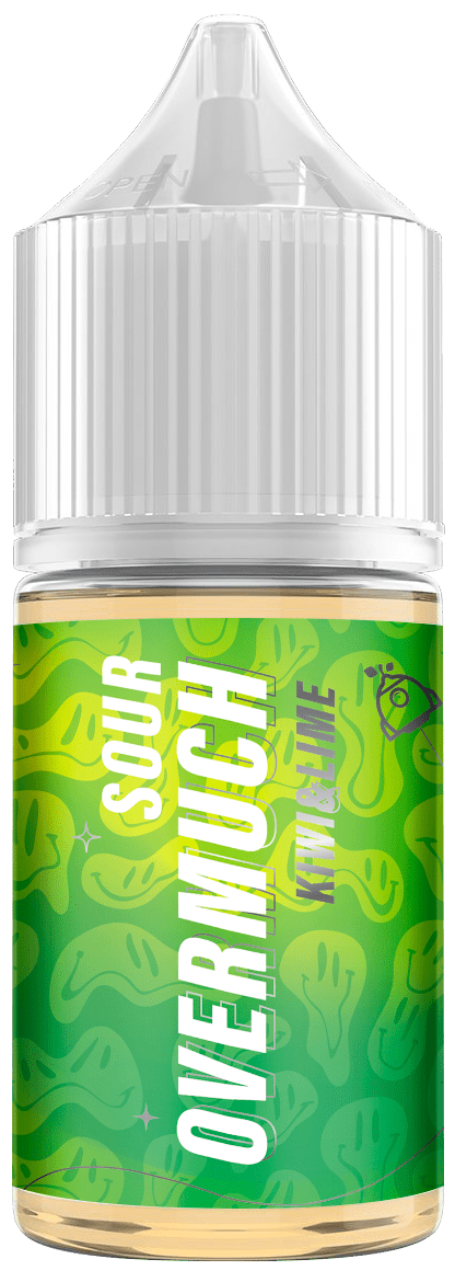 Overmuch Sour - Киви Лайм 30 мл 20 мг (STRONG)