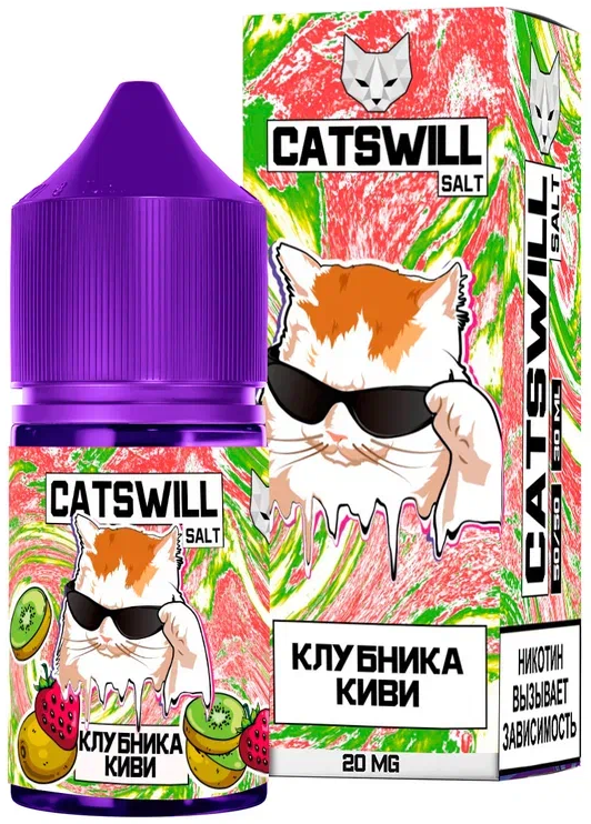 Catswill - Клубника Киви 30 мл 20 мг