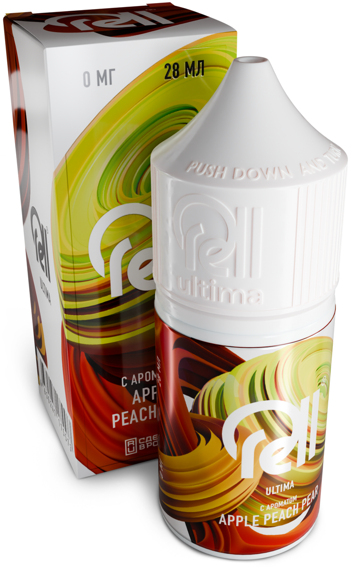 RELL ULTIMA - Яблоко Персик Груша 3 мл 0 мг