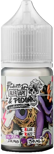 ALFA VAPE x PODONKI - Черника Малина 30 мл 20 мг (STRONG)