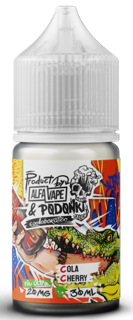 ALFA VAPE x PODONKI - Вишня Кола 30 мл 20 мг (STRONG)
