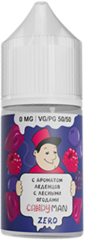 CandyMan Zero - Лесные ягоды Леденец 27 мл 0 мг
