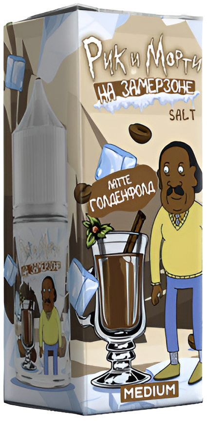 РИК и МОРТИ НА ЗАМЕРЗОНЕ - Айс латте 30 мл 20 мг (STRONG)