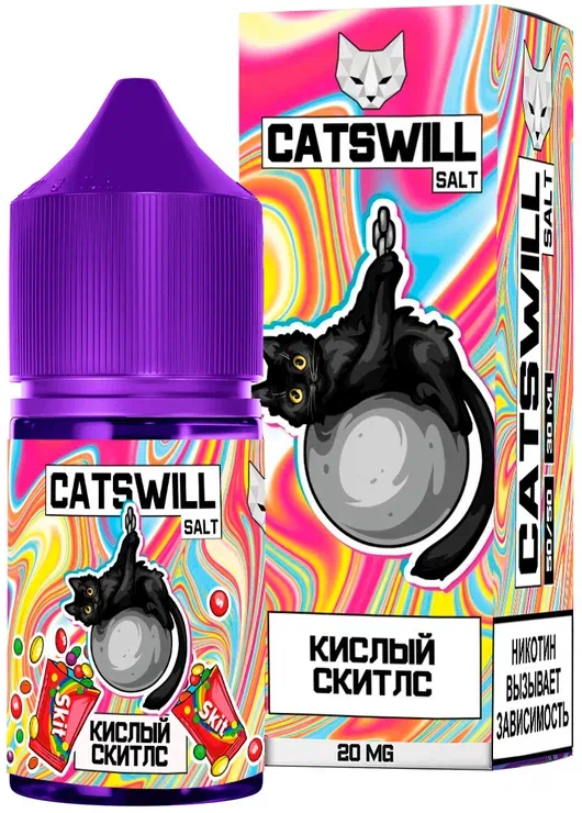 Catswill - Кислинка Скитлс  30 мл 20 мг
