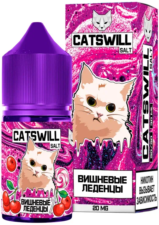 Catswill - Вишня Леденец 30 мл 20 мг