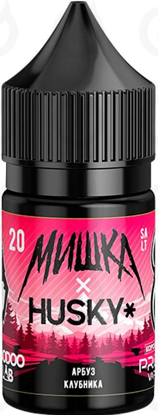 МИШКА x HUSKY - Арбуз Клубника 30 мл 20 мг (STRONG)