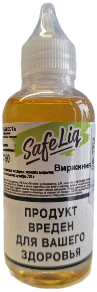 SAFELIQ - Вирджиния 60 мл 6 мг