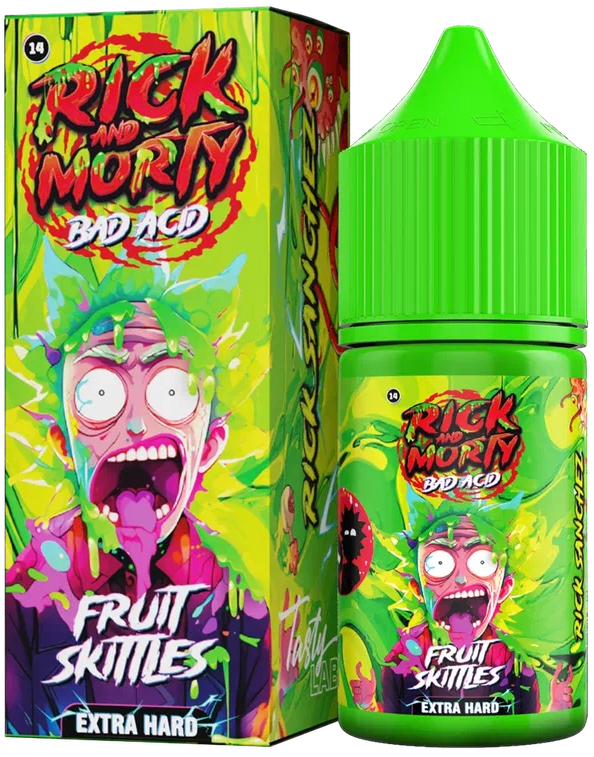 РИК и МОРТИ BAD ACID - Фруктовый Скитлс 30 мл 20 мг (STRONG)