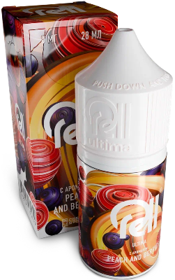 RELL ULTIMA - Малина Земляника Смородина Черника Персик 30 мл 20 мг