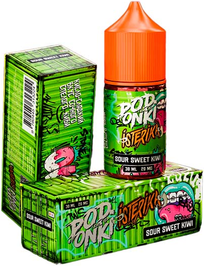 ISTERIKA & PODONKI - Sour Sweet Kiwi  30 мл 20 мг (STORNG)