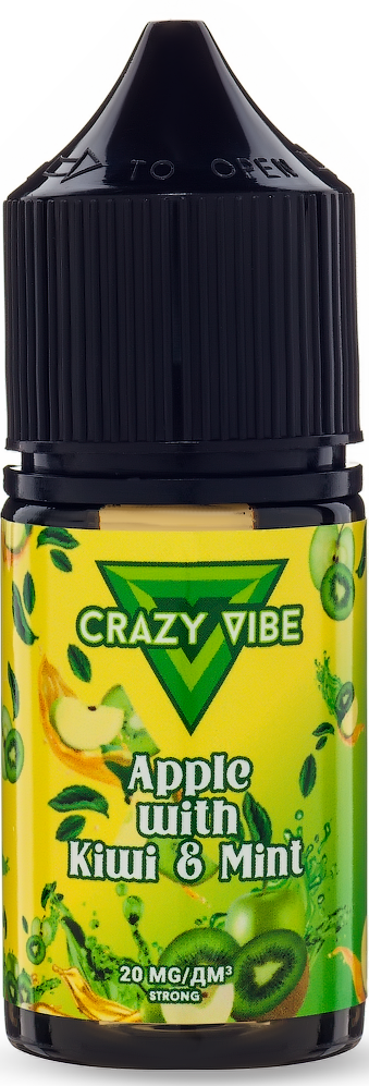 Crazy Vibe - Мята Яблоко Киви 30 мл 20 мг (STRONG)