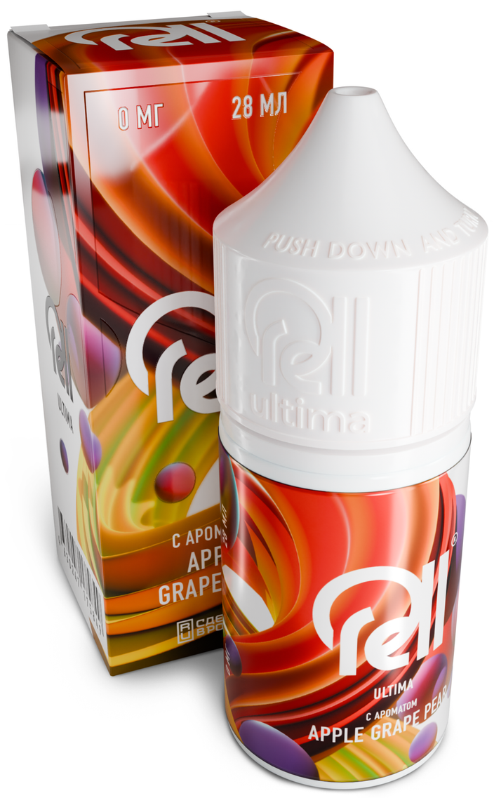 RELL ULTIMA - Яблоко Виноград Груша 28 мл 0 мг