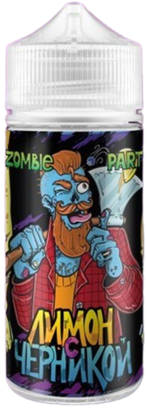 Zombie Party - Лимон с Черникой 120 мл 3 мг