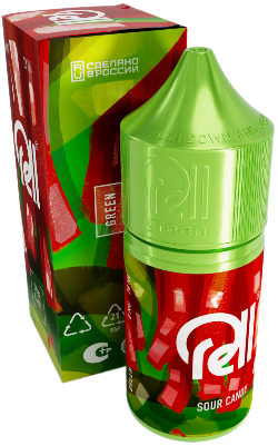 RELL GREEN - Конфета Кислинка 30 мл 20 мг