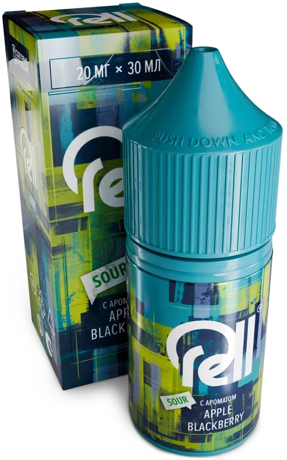 RELL AZURE - Яблоко Ежевика Кислинка 30 мл 20 мг