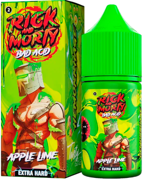 РИК и МОРТИ BAD ACID - Яблоко Лайм 30 мл 20 мг (STRONG)
