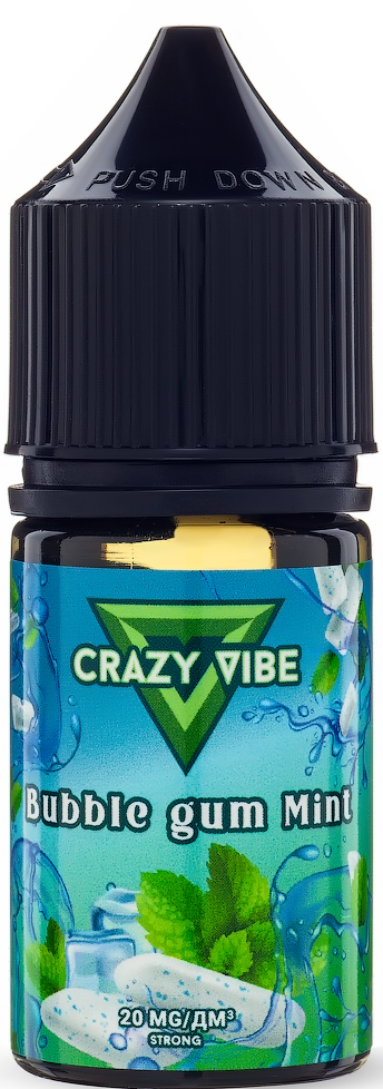 Crazy Vibe - Мята Жвачка 30 мл 20 мг (STRONG)