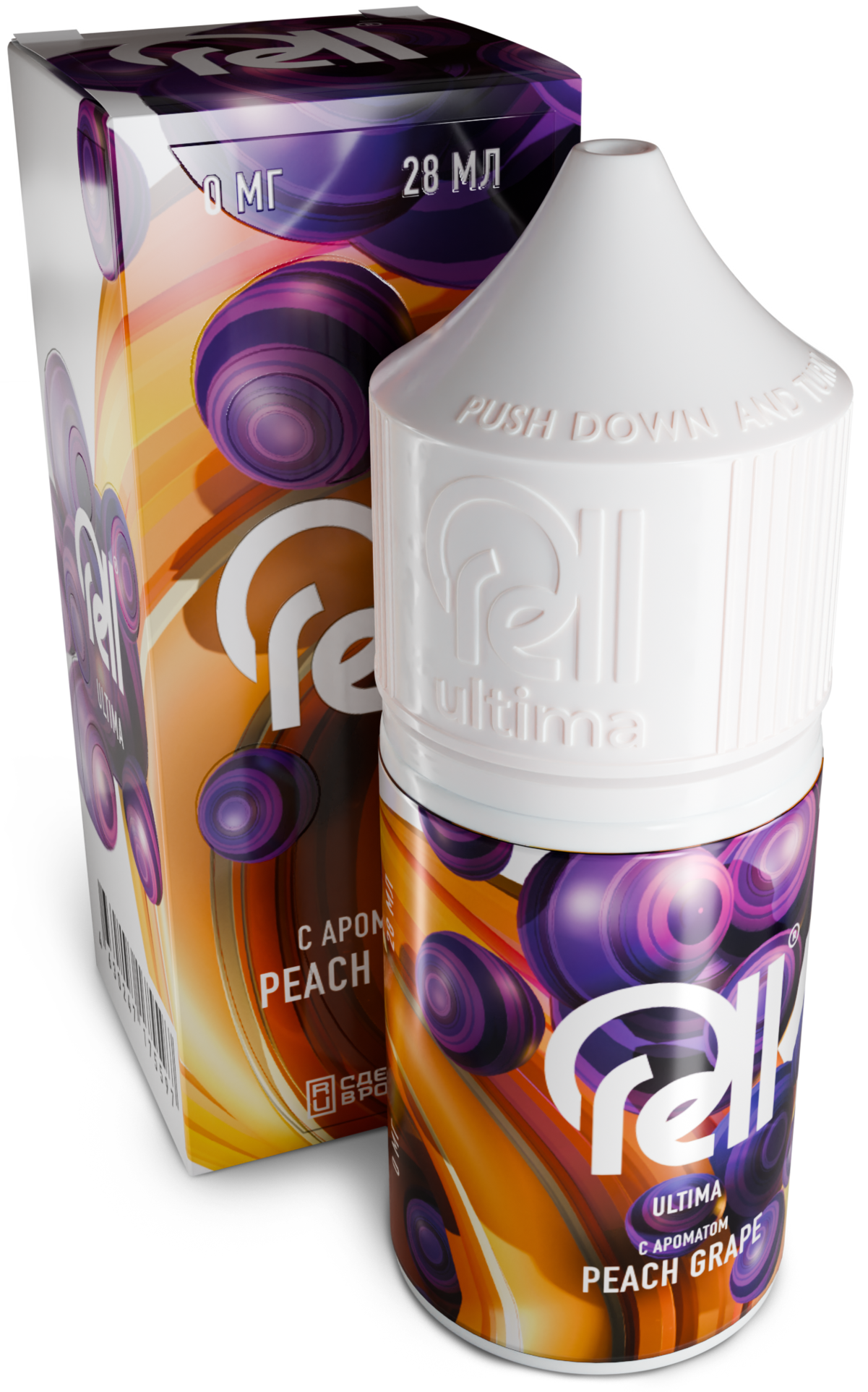 RELL ULTIMA - Персик Виноград 3 мл 0 мг