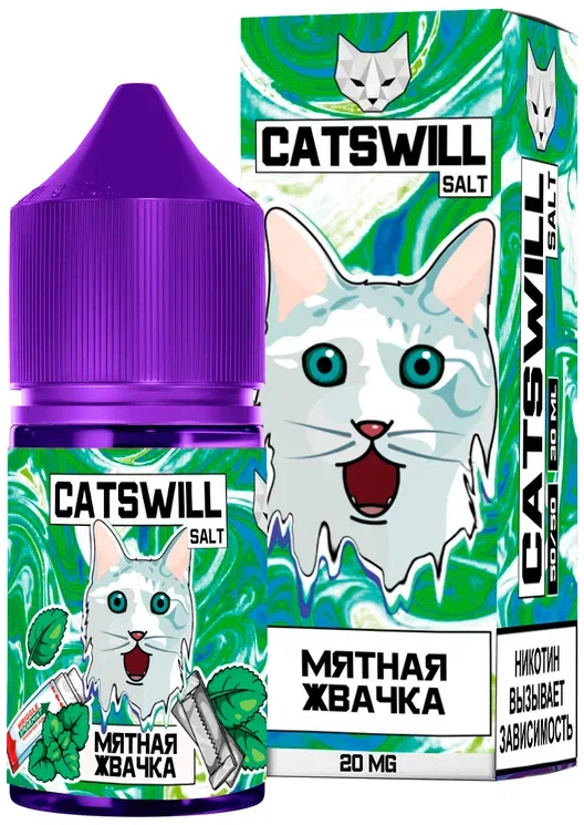 Catswill - Мятная Жвачка 30 мл 20 мг