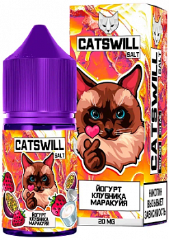 Catswill - Йогурт Клубника Маракуйя 30 мл 20 мг
